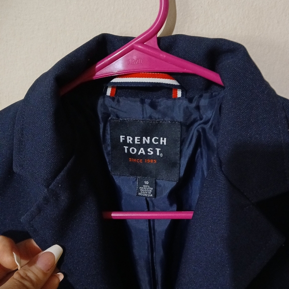 Dark blue French Toast (youth) classic school blazer jacket size 10. - Picture 9 of 12